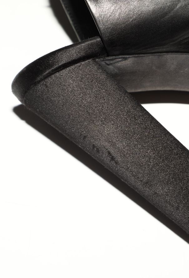 Balenciaga Resort 2010 Satin Wrap Slingbacks - 7