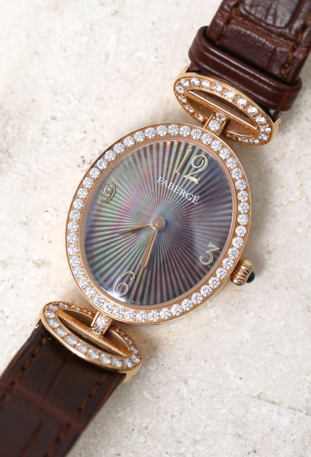 Fabergé 18k Yellow Gold & Diamond Anastasia Watch - 3