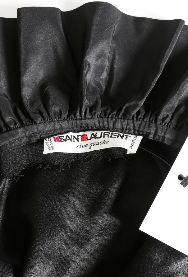 Saint Laurent S/S 1983 Ruffled One-Shoulder Dress - 7