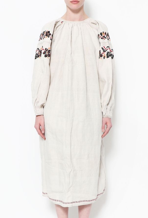 World Treasures Floral Embroidered Linen Tunic - 3