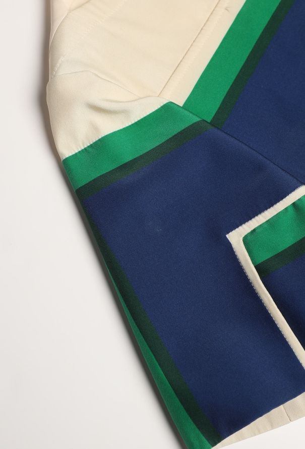 Céline S/S 2011 Striped Silk Top - 7