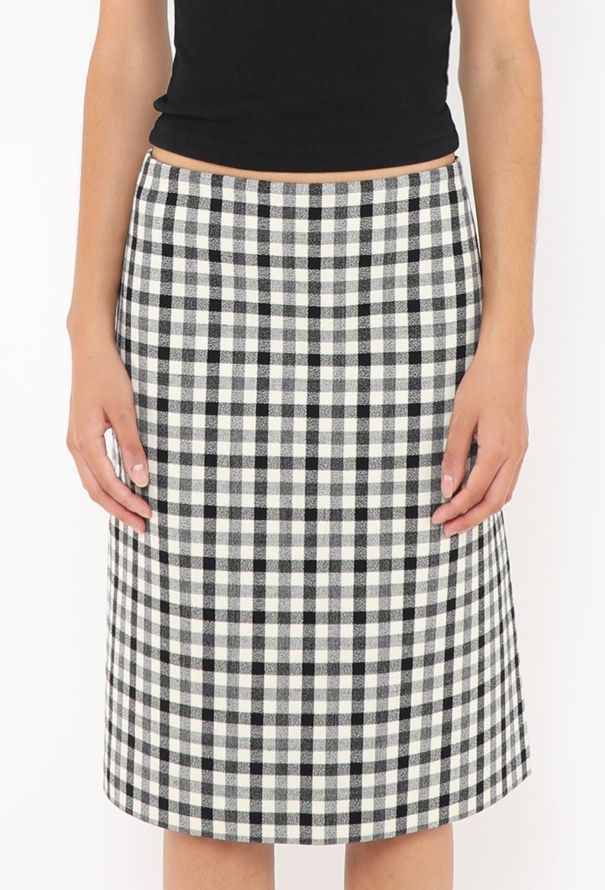 Balenciaga S/S 2018 Checkered Skirt - 3