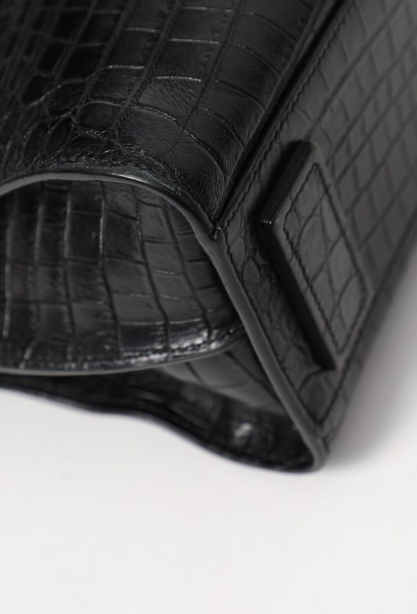 Saint Laurent Crocodile Embossed Nano Sac de Jour - 8