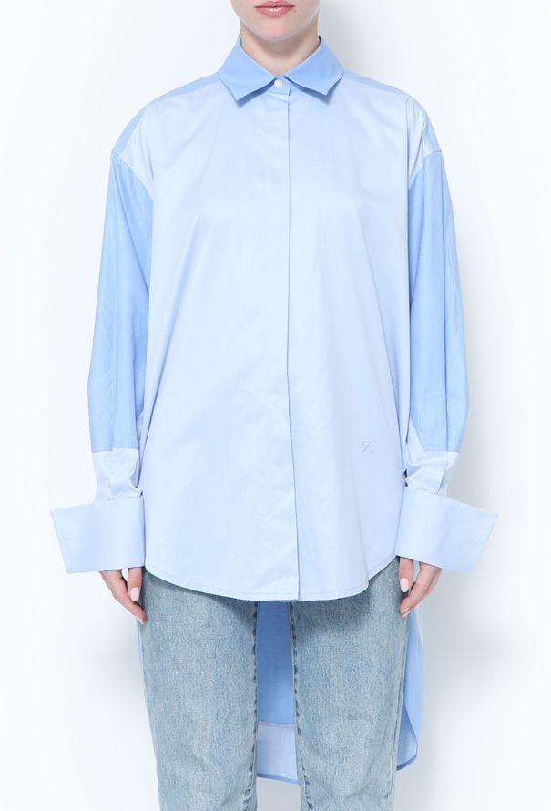 Loewe 2022 Trompe L'Oeil Cotton Shirt - 1