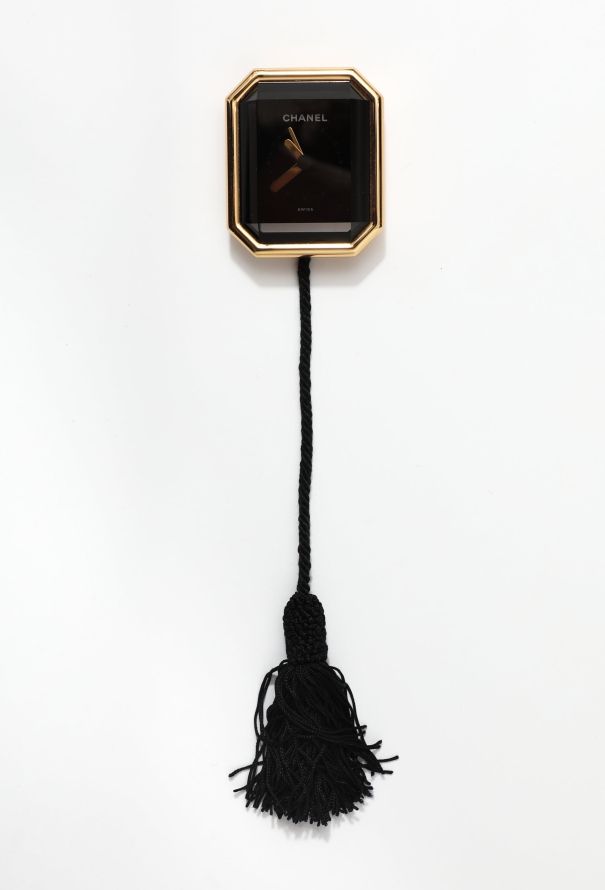 Chanel 1990 Goldtone Quartz Tassel Pocket Watch - 2