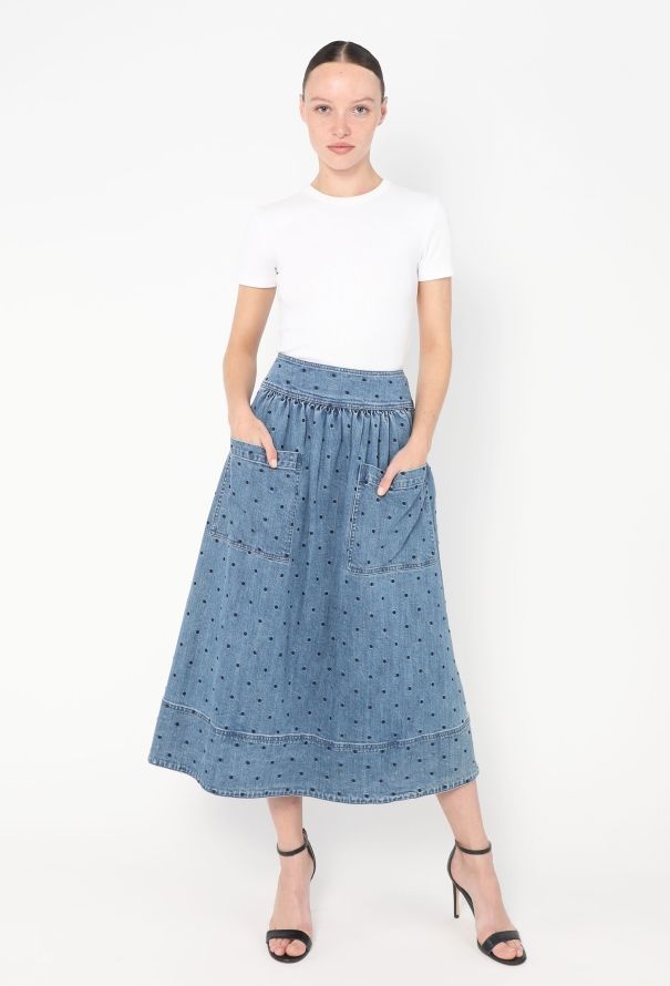 Ulla Johnson Pre-Fall 2018 Denim Skirt - 1