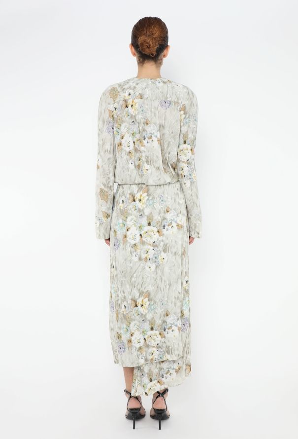 Balenciaga 2016 Demna Asymmetrical Printed Dress - 4