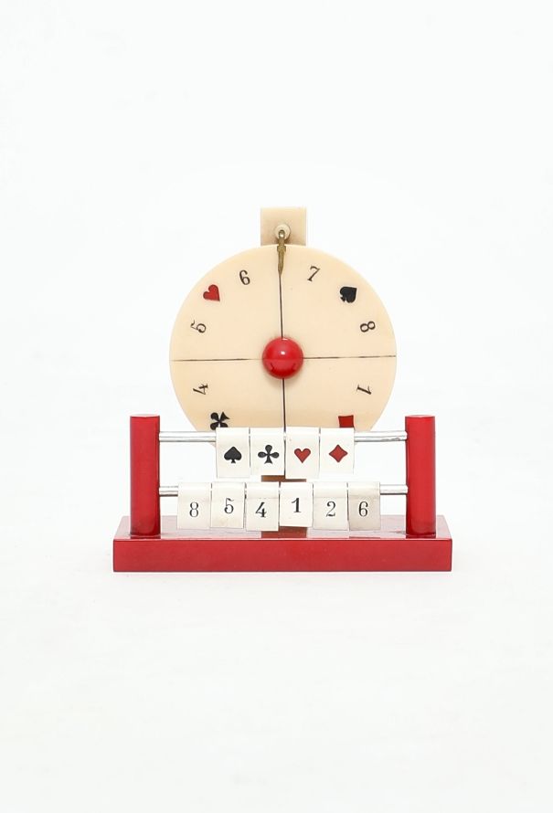 Vintage Objects & Decor 1930s French Art Deco Bridge Trump Marker & Cocktail Drink Tags - 1