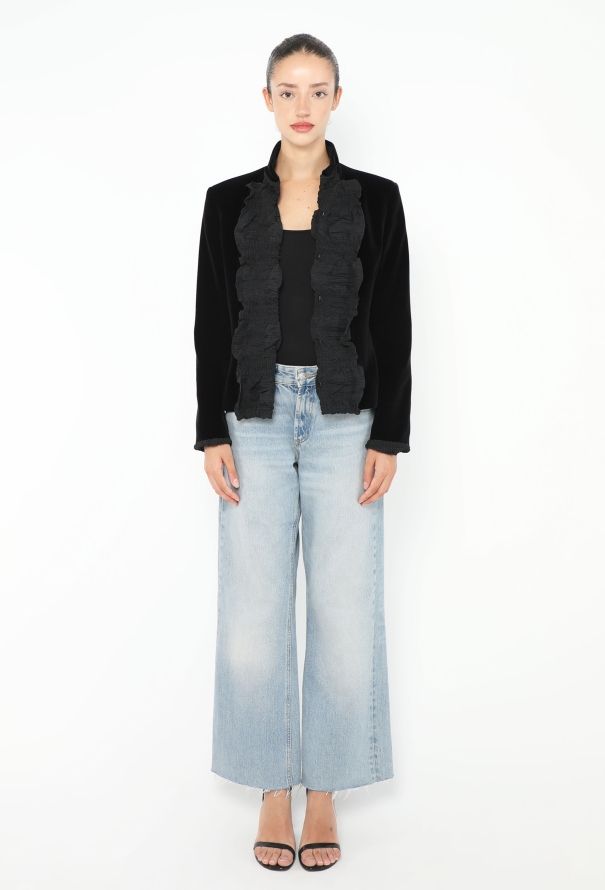 Saint Laurent F/W 2001 Tom Ford Velvet Jacket - 5