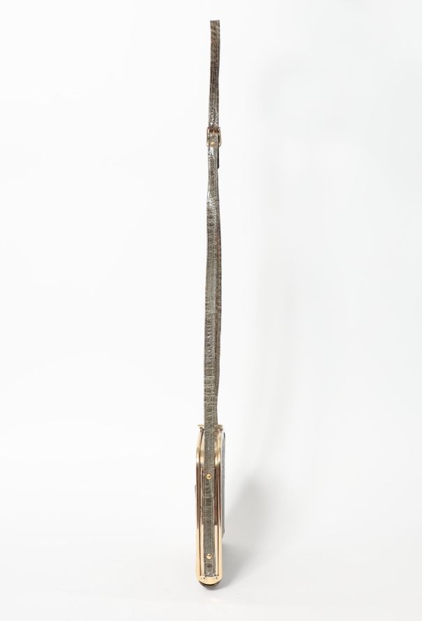 Alligator Crossbody Minaudière - 3