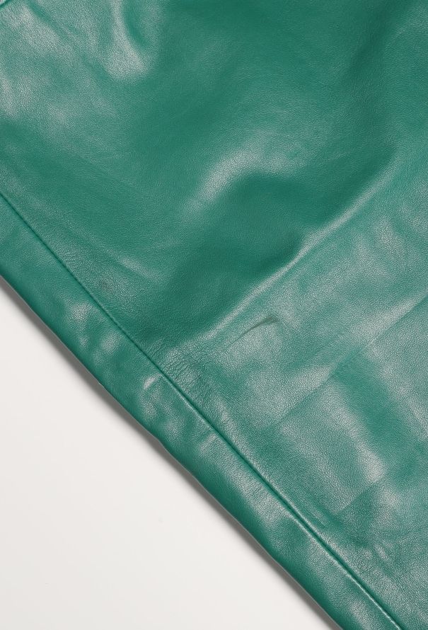 Loewe S/S 2015 Belted Leather Trousers - 11