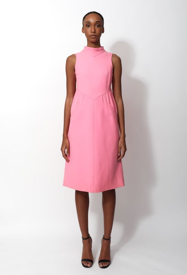 Courrèges 70s Bow Shift Dress - 1