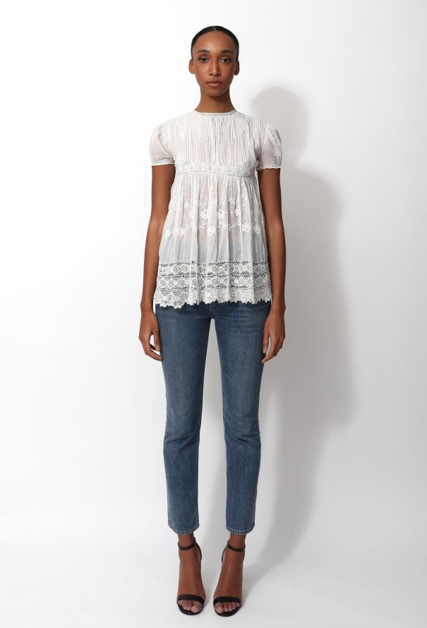 Floral Lace Blouse - 2