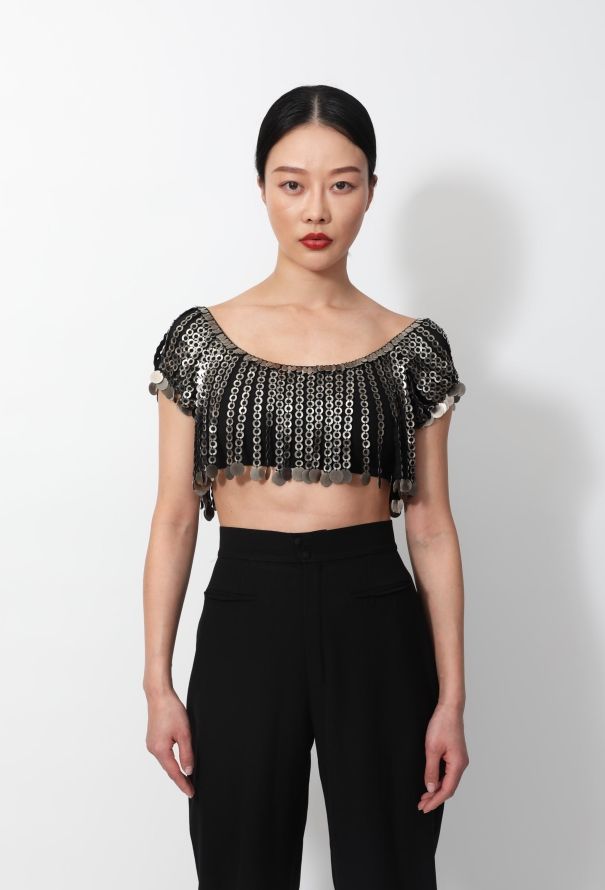 Metallic Crop Top - 1