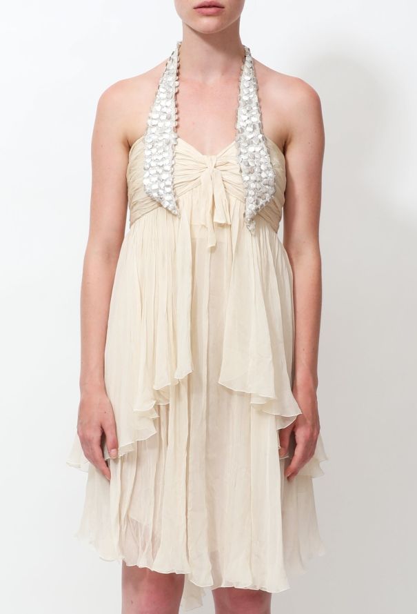 Chanel Resort 2007 Embellished Halter Dress - 3
