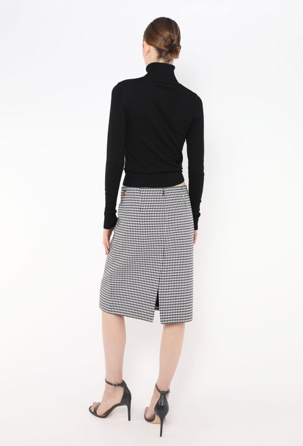 Balenciaga S/S 2018 Houndstooth Skirt - 5