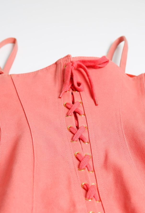 Jean Paul Gaultier Bustier Denim Dress - 7