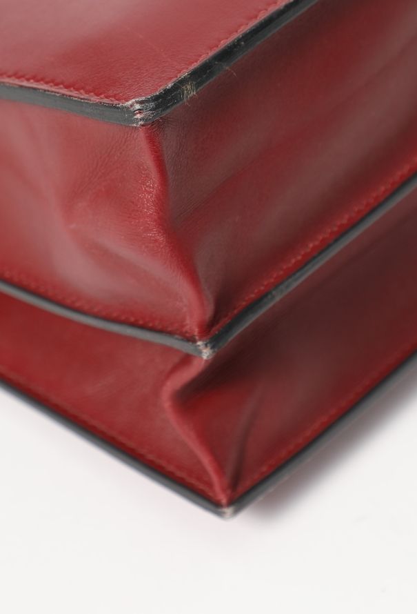 Hermès '90s Rouge H Box Sac à Dépêches - 7