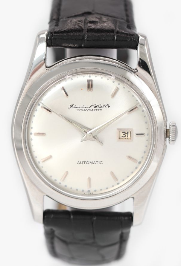 IWC 1970s Calatrava-Style Stainless Steel Watch - 2