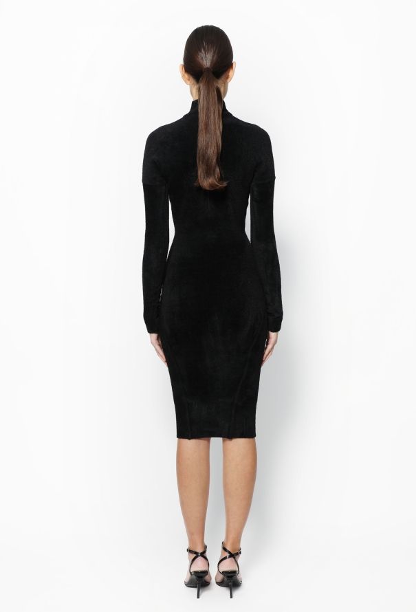 Alaïa F/W 1989 Chenille Bodycon Dress - 5
