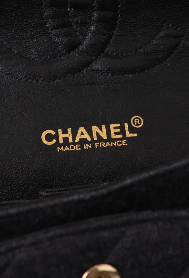 Chanel Grey Jersey Medium Timeless Bag - 12