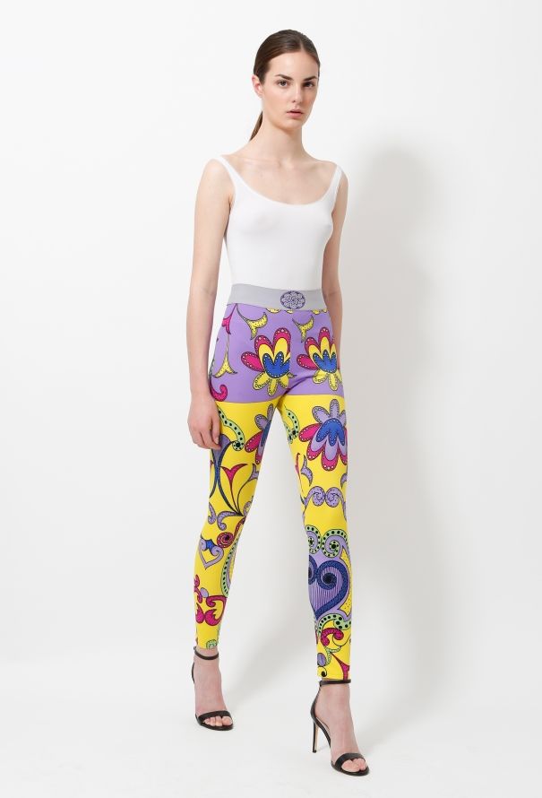 Gianni Versace S/S 1991 'Teatro' Print Leggings - 3