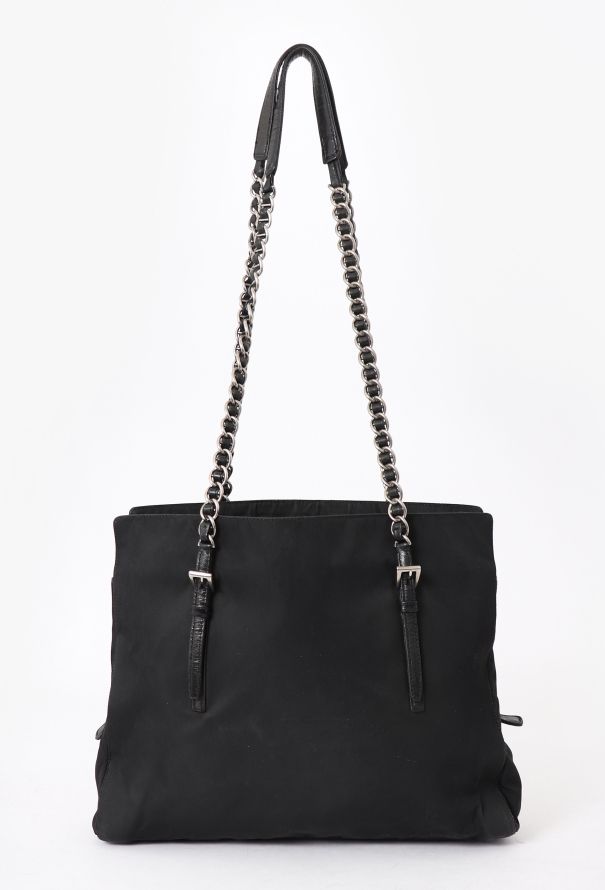 Prada Black Nylon Tote Bag - 3