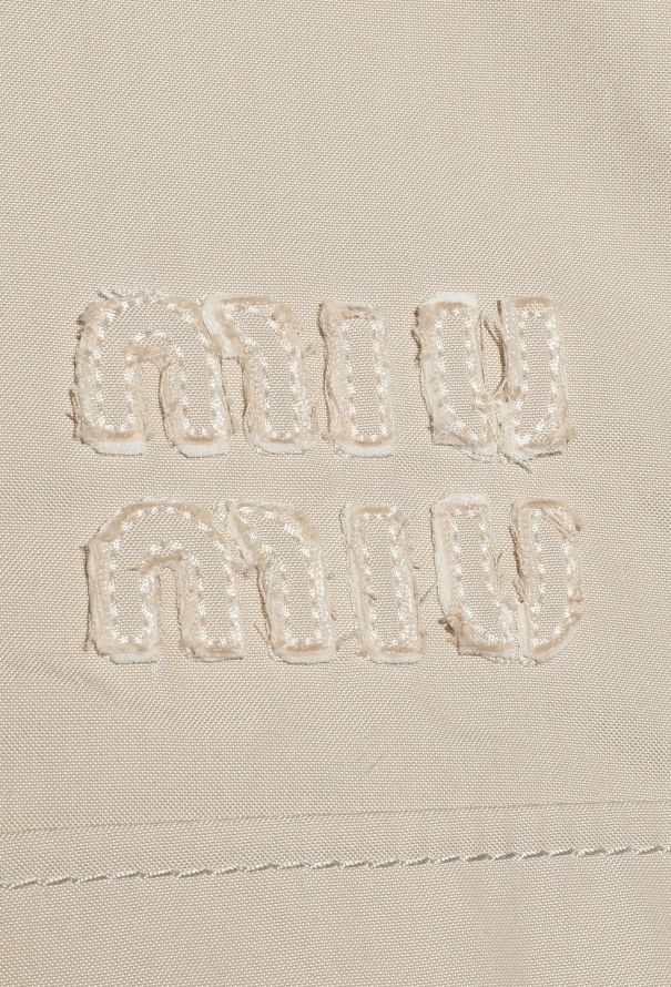 Miu Miu 2023 Safari Logo Dress - 6