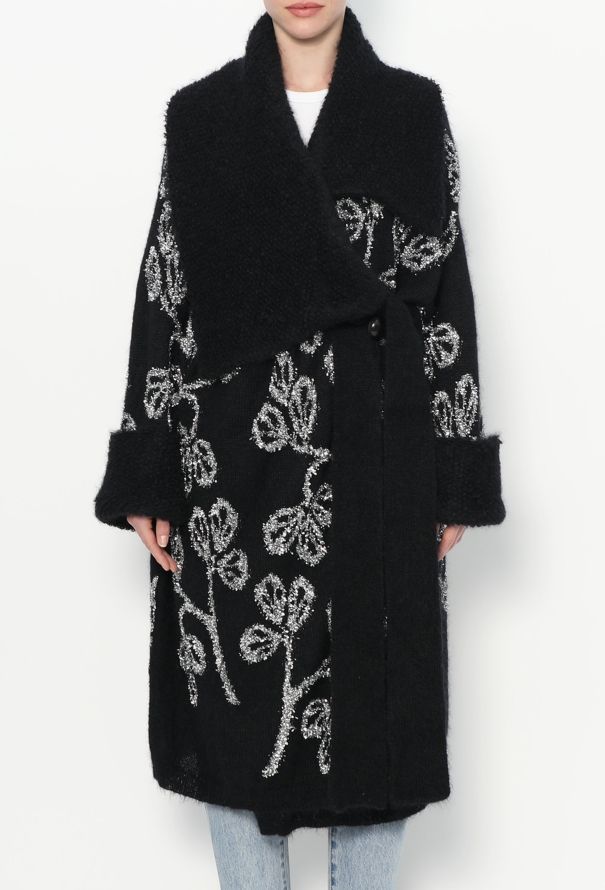 John Galliano 2003 Iridescent Floral Cardigan - 2