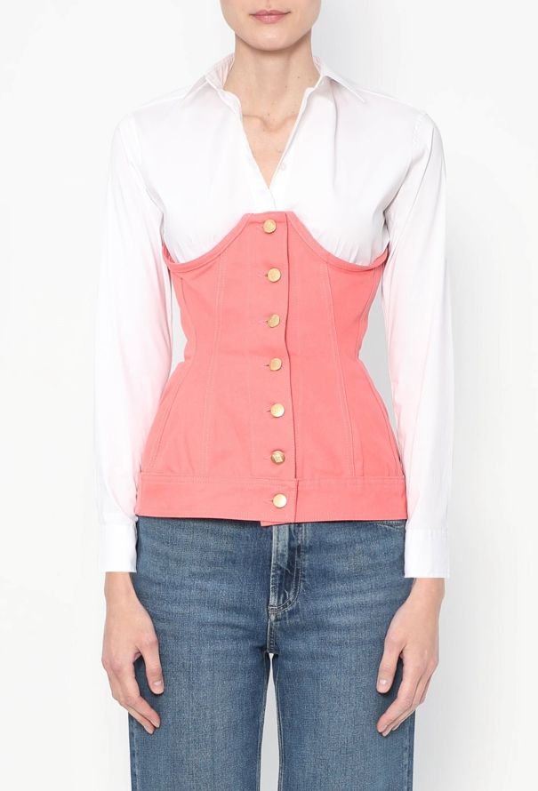Jean Paul Gaultier Rare S/S 1989 Lace-Up Corset Top - 1
