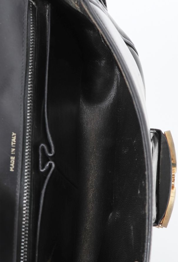 Céline '70s Black Box Shoulder Bag - 11