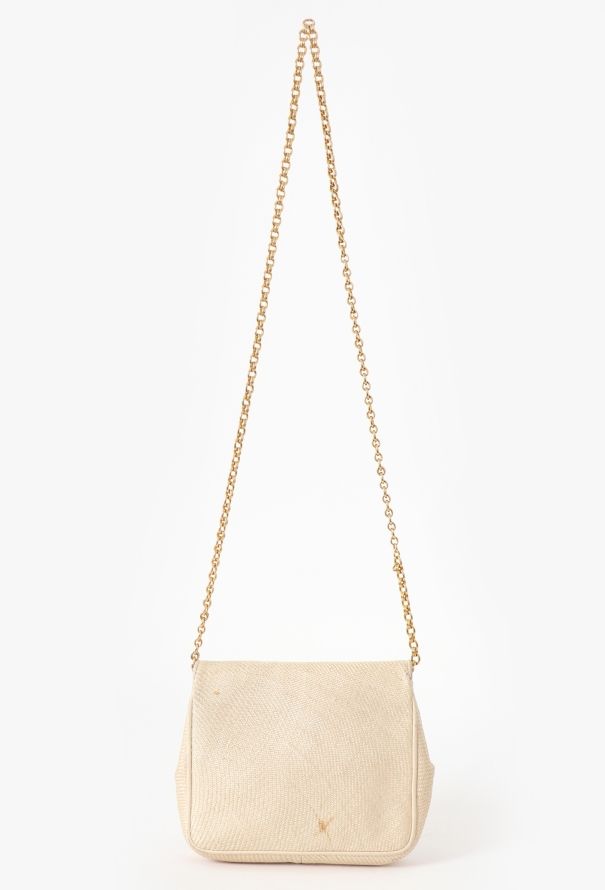 Chanel '80s Raffia Mini Flap Bag - 3