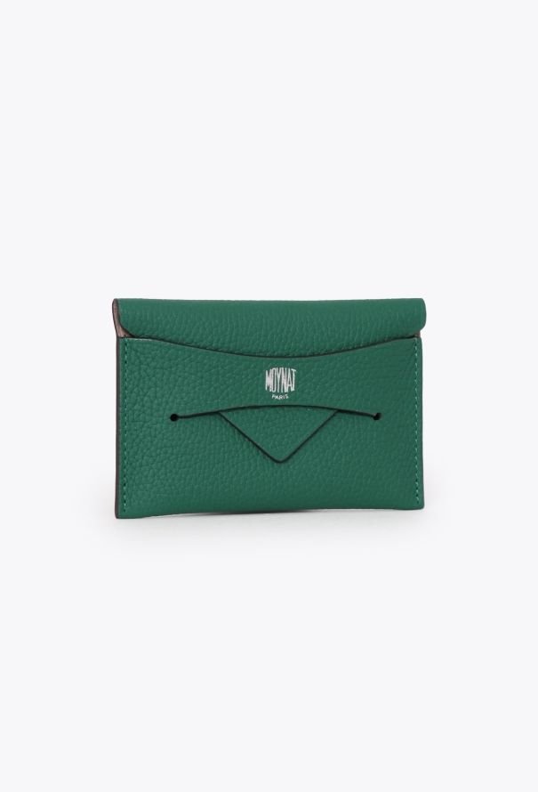 Moynat Green Leather Cardholder - 2