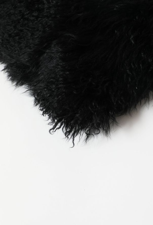 Saint Laurent 90's Shearling Hobo Bag - 9