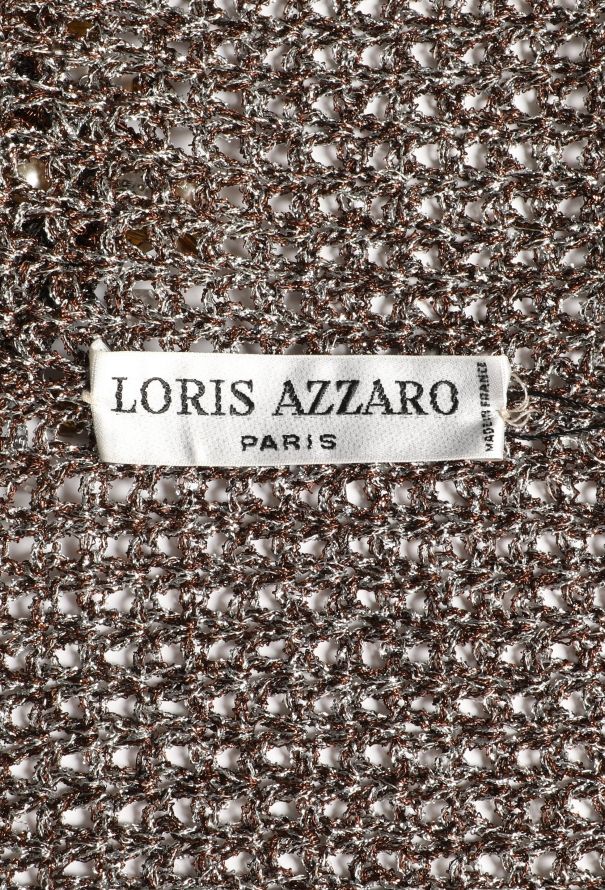 Azzaro RARE '70s Iridescent Embellished Top - 5