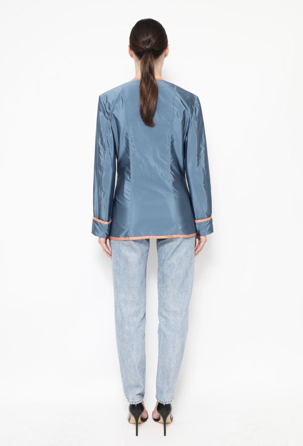 Chanel 2000 Patent Trim Jacket - 5