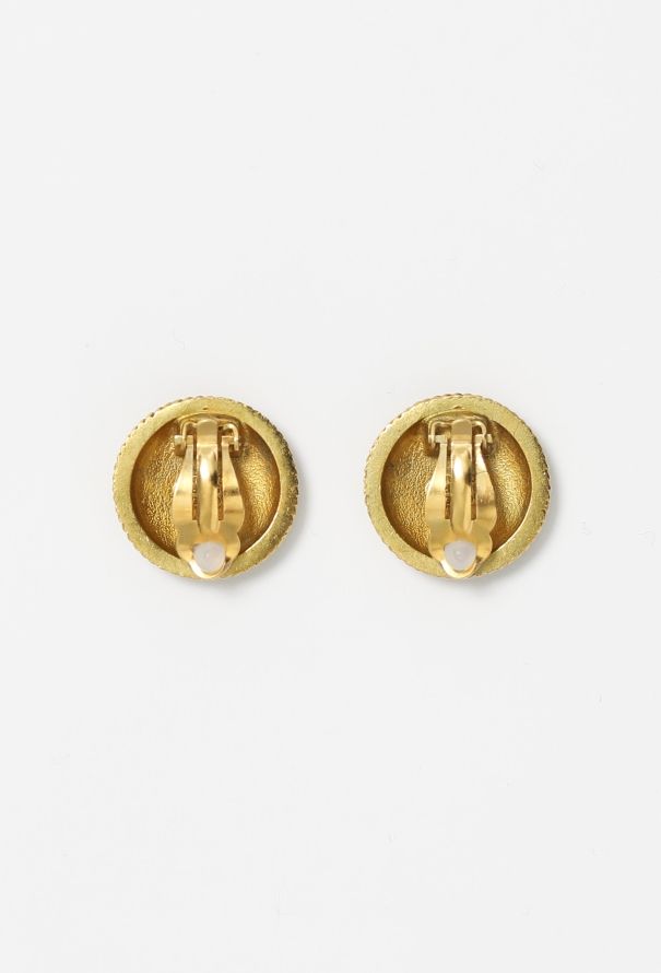 Chanel 1995 Chainlink 'CC' Clip Earrings - 3