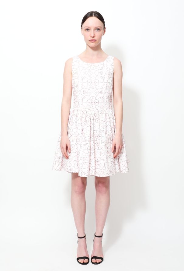 Alaïa S/S 2013 Floral Embroidered Skater Dress - 1