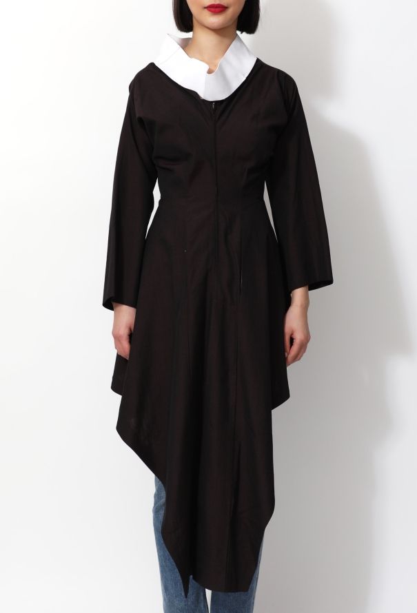 Comme des Garçons 1994 Ruffled Asymmetrical Dress - 5