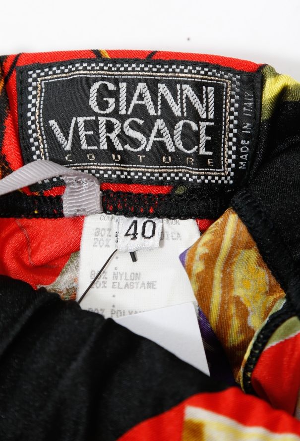 Gianni Versace S/S 1991 Teatro Print Leggings - 6