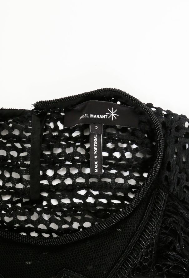 Isabel Marant F/W 2011 Fringe Crochet Dress - 6
