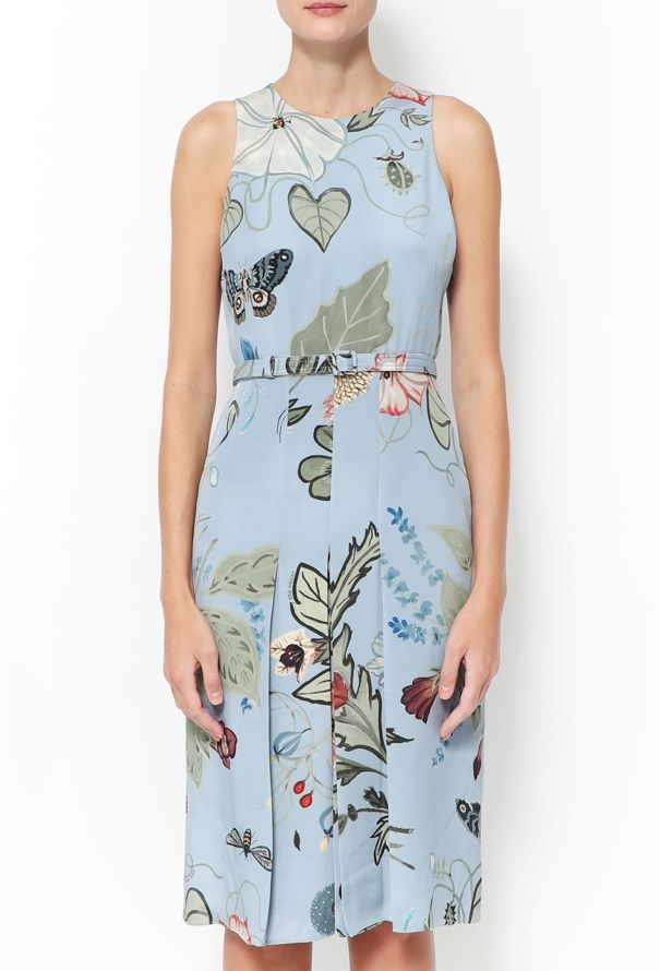 Gucci Resort 2015 Printed Silk Dress - 3