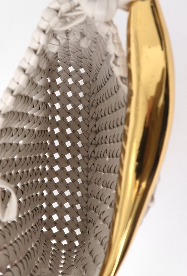 Bottega Veneta Sardine Handle Crochet-Leather Bag - 12