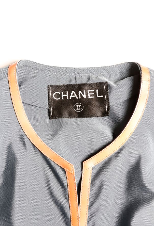 Chanel 2000 Patent Trim Jacket - 6