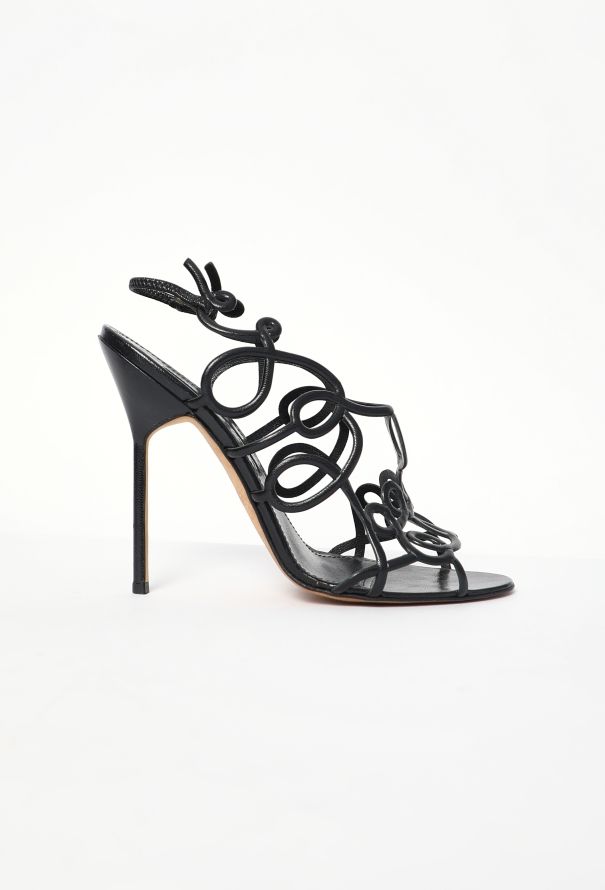 Manolo Blahnik Vintage Gori Cage Sandals - 1
