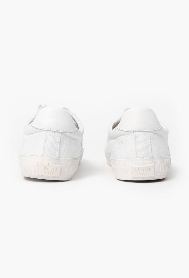 Céline S/S 2017 Leather Trim Canvas Sneakers - 6