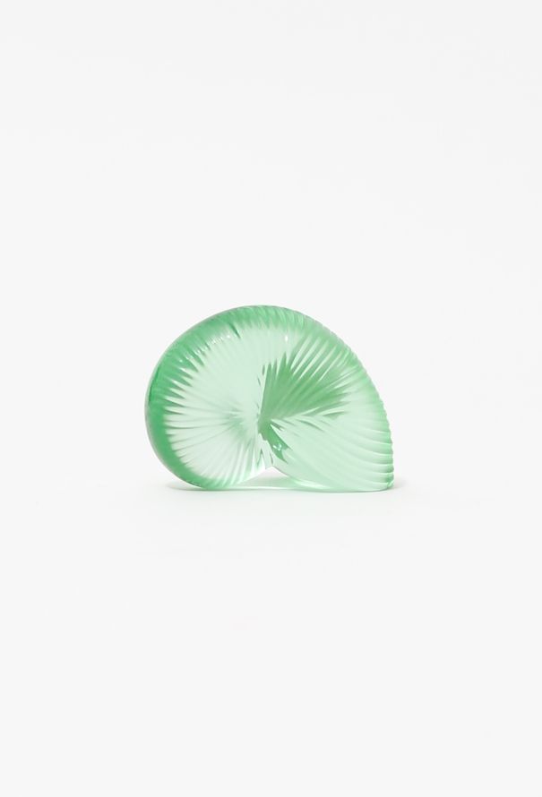 Vintage Objects & Decor 90s Baccarat "Nautilus" Shell Crystal Paperweight - 3