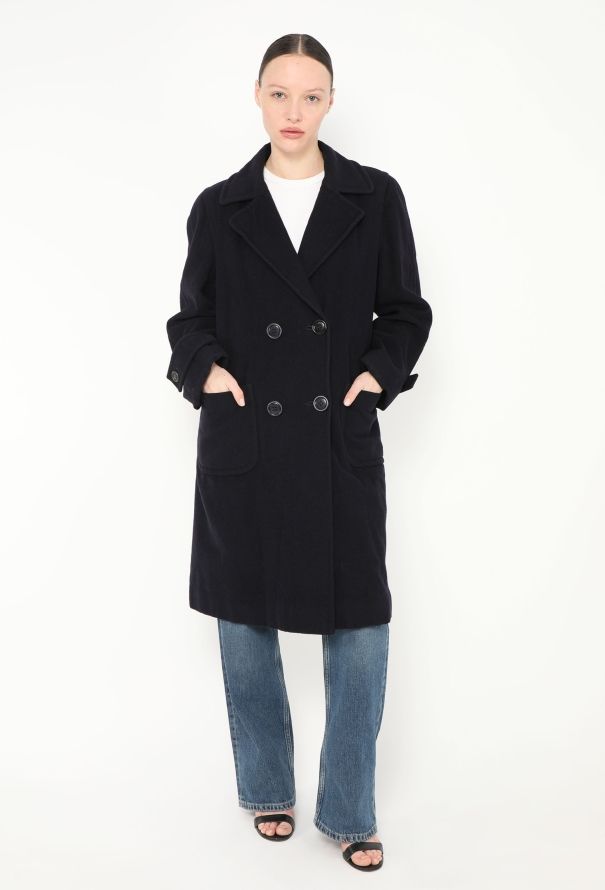 Céline Vintage Vicuña Wool Coat - 4