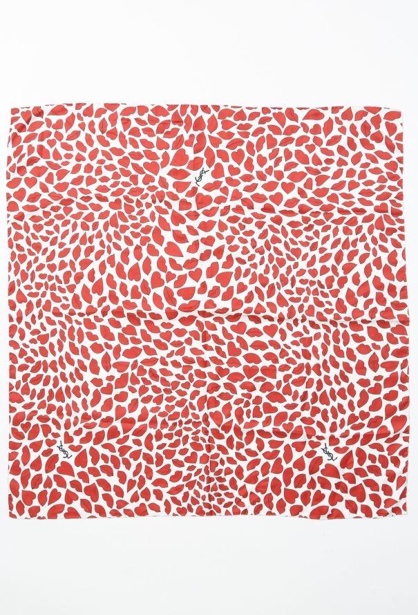 ReSee Atelier Handmade Iconic Tom Ford Lip Print Scrunchie - 4