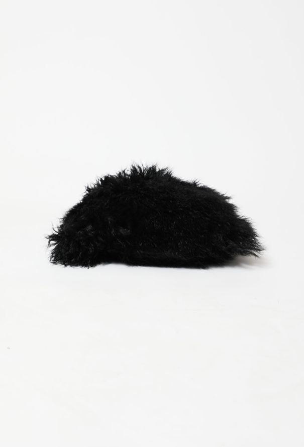 Saint Laurent 90's Shearling Hobo Bag - 6